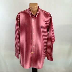Ralph Lauren long sleeve button down collar shirt.  XL